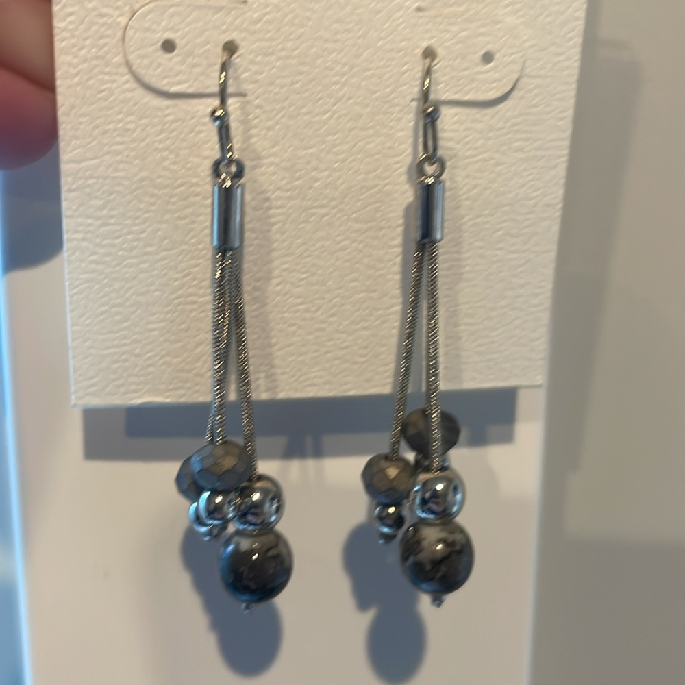 A&I Grey/silver earrings, NWT